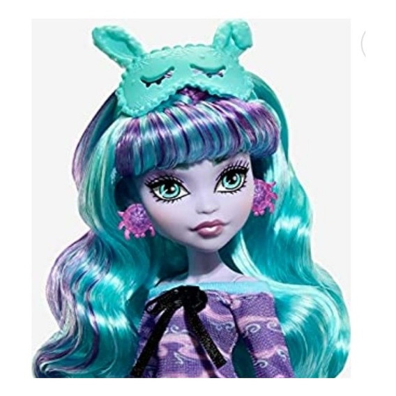 Muñeca Monster High Creepover Party Twyla 2022 Mascota