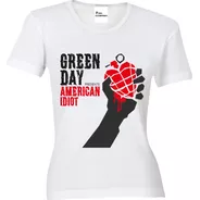 Camiseta Ou Baby Look Green Day