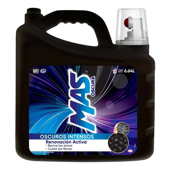 Detergente Líquido MAS Oscura 6.64L