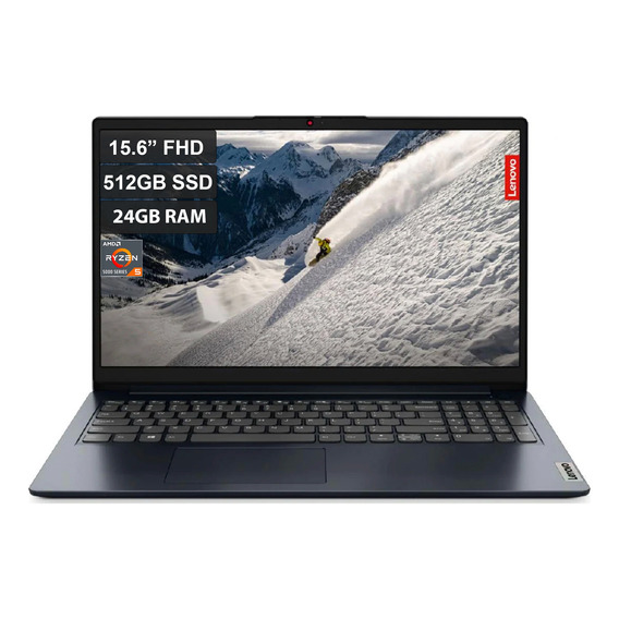 Portátil Lenovo 15alc7 Ryzen 5 5500u 24gb 512gb 15.6 