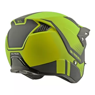 Casco Joe Rocket Rkt 6 Phoenix Abierto 3/4 Neón Hi-viz