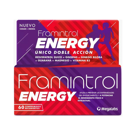 Framintrol Energy 60 Comprimidos - Mejora Rendimiento-accion