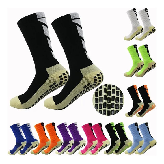 Calcetines Deportivos Antideslizantes 3 Pares 3 Colores