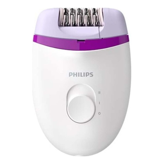 Depiladora Philips Con Cable Compacta Bre225_00 Color Blanco