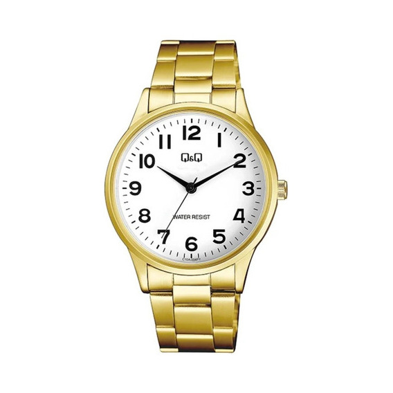 Reloj Q&q By Citizen Caballero C10a-004py / Dorado /elegante Color del fondo Blanco
