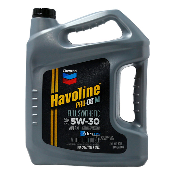 Aceite Chevron Havoline Prods-m Syn 5w30 4 Lts