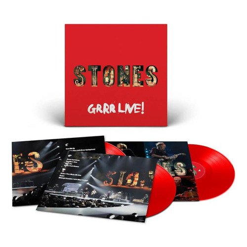 Vinilo Rolling Stones - Grrr Live! (3 unidades en negro) - Importado Ro