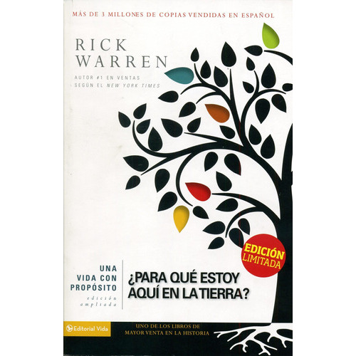 Una Vida Con Proposito/tapa Dura, De Warren, Rick. Editorial Vida En Español