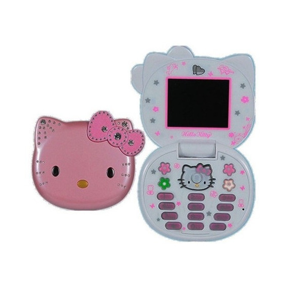 Nuevo Teléfono Plegable Hello Kitty Con Dibujos Animados