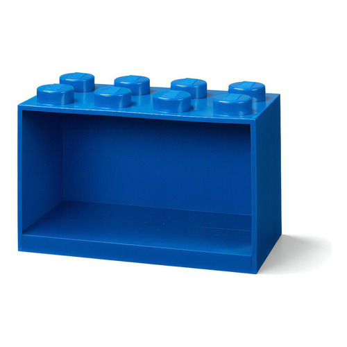 Estante Repisa Lego Shelf 8 Contenedor Apilable Colgante Color Azul