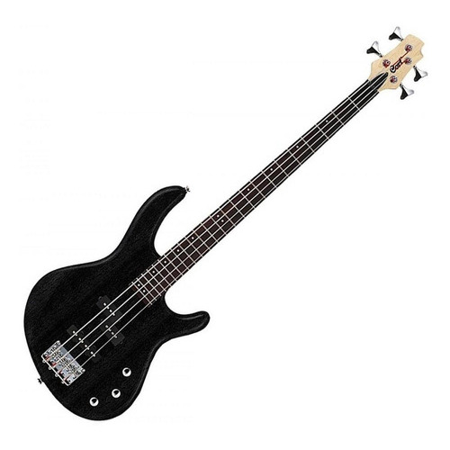 Bajo Cort Action Pj Opb Electrico Negro Mate