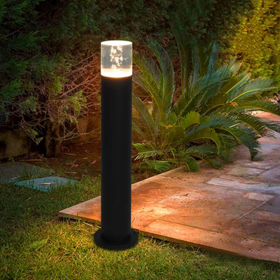 Farola Aluminio Sintra  Led 18w 600mm Negro Calido Negro