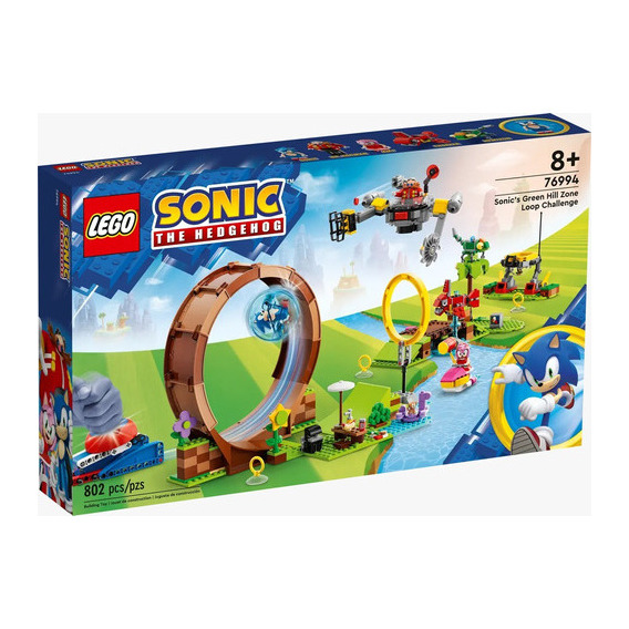Kit Lego Sonic 76994 Sonic: Desafío Del Looping 802 Pz