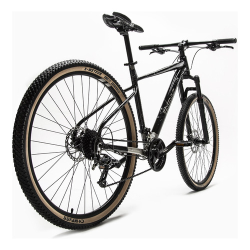 Mountain Bike Prk Bicicleta R29 27v Shimano Disco Hidráulico Color Negro Tamaño Del Cuadro L (19.5)