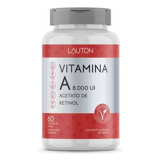 Vitamina A Acetato De Retinol Vegano - Lauton Sabor Sem Sabor
