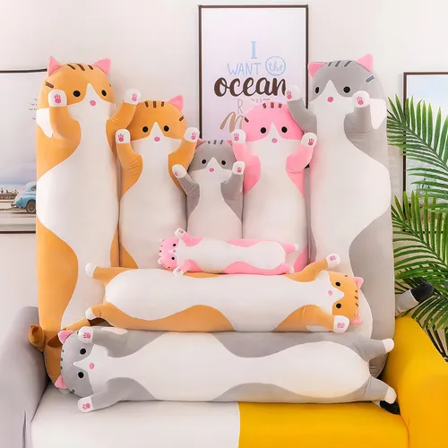 Almohadas largas de peluche hotsell