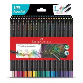 Lapices Faber Castell Supersoft X100 Unidades De Color