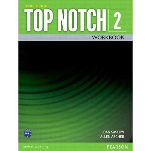 Top Notch 2. Workbook / 3 Ed., De Saslow, Joan. Editorial Pearson, Tapa Blanda En Inglés, 2015
