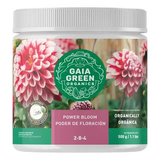 Gaia Green Power Bloom Fertilizante Orgánico Flores 500g