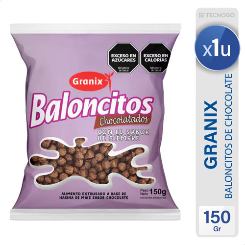 Cereal Baloncitos Chocolatados Granix Bolitas De Chocolate