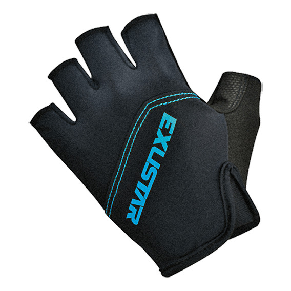 Exustar Guantes Dc S/velcro Negro/azul