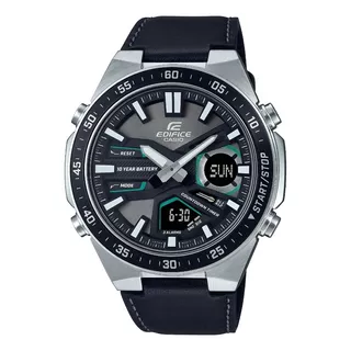 Reloj Casio Edifice Malla Cuero Efv-c110l Extendida