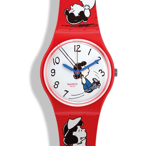 Reloj Swatch Unisex Snoopy Peanuts Klunk! So28z106