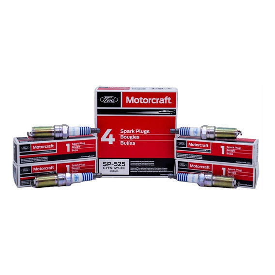 Juego De 4 Bujias Ford Motorcraft Ka Kinectic 16+ Original