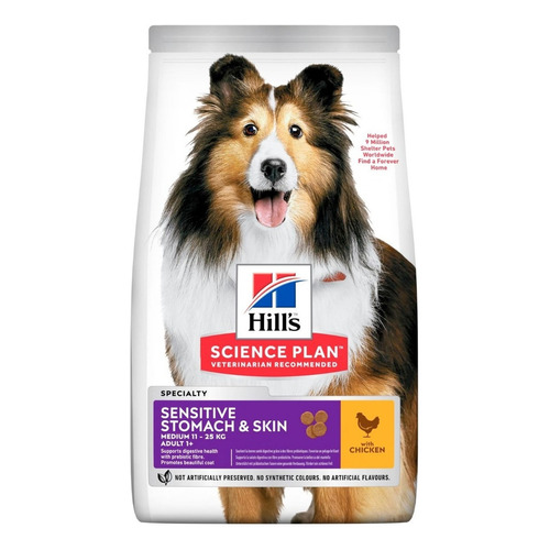 Hills - Science Diet Adult Sensitive Stomach & Skin Dog 7,03Kg