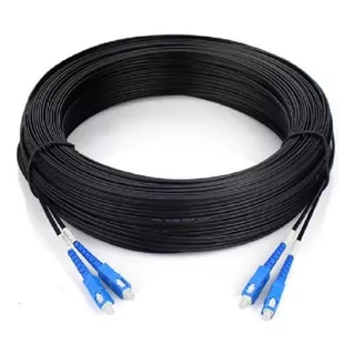 Cable Drop Dúplex Monomodo Sc/upc X 200 Mts Fibra Optica