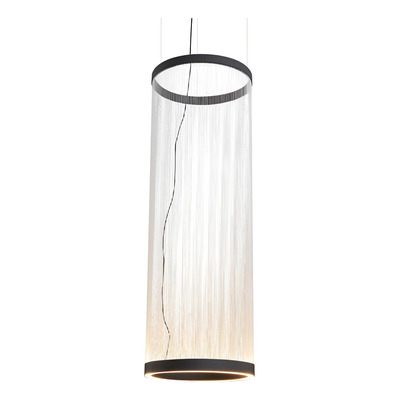 Colgante Hilo 4 Led Integrado 60w Diseño Beige 37x110cm
