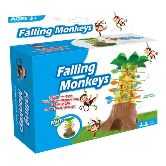 Juego De Mesa Juego Mini Tumbling Monkey 2029079 Shine