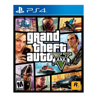 Grand Theft Auto V  Standard Edition Rockstar Games Ps4 Físico