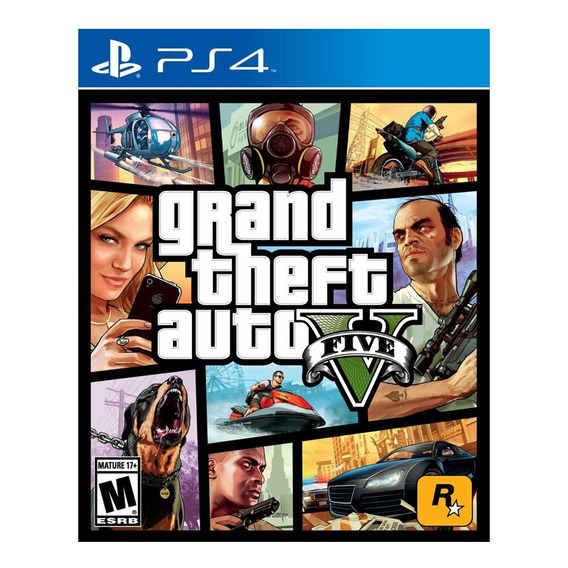 Grand Theft Auto V  Standard Edition Rockstar Games PS4 Físico