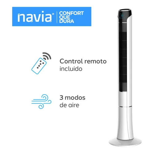 Ventilador De Torre 120 CM Navia VTN-004 3 Velocidades | Meses sin interés