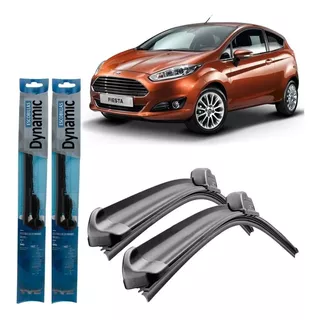 Juego Kit Escobillas Ford Fiesta Kinetic 2014 2015 2016 2017