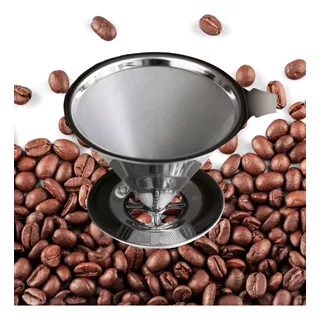 Filtro Coador De Café Aço Inox 103 Reutilizável Sem Papel