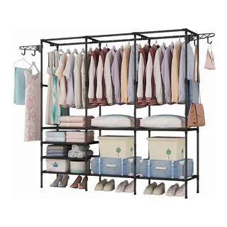 Perchero De Piso Para Organizador Ropa Rack Colgador Closet