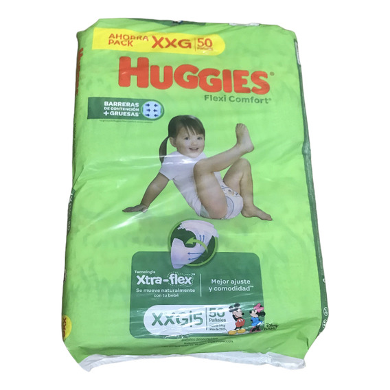 Pañales Huggies Flexi Comfort XXG