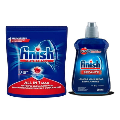 Detergente Lava Louças Finish 209 G Secante 250 Ml Finish