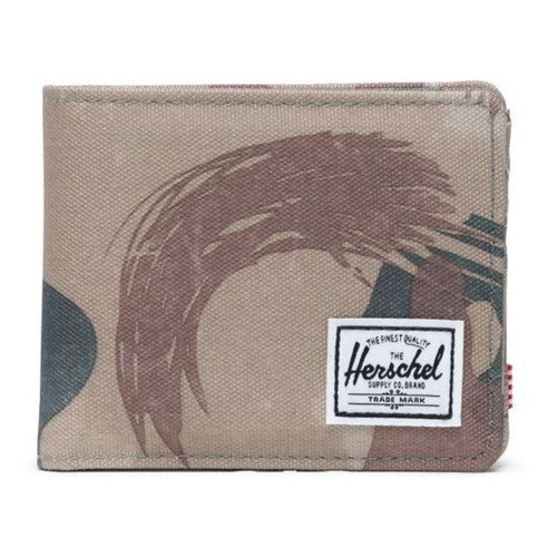 Billetera Herschel Roy color brushstroke camo de poliéster 600d - 8.9cm x 11.1cm x 1.2cm