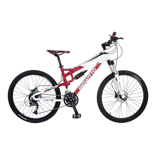 Bicicleta Benotto Mtb Ds900 R27.5 27v Doble Disco Hidraulico Color Rojo/blanco Talla Ml Tamaño Del Cuadro Ml