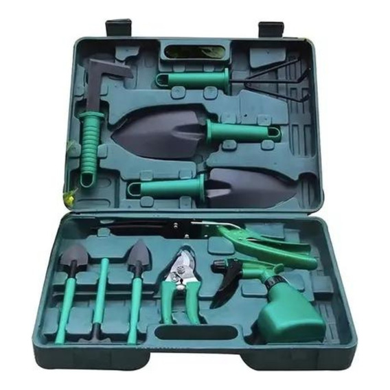 Kit Jardineria Huerta Valija Set Herramientas Jardin