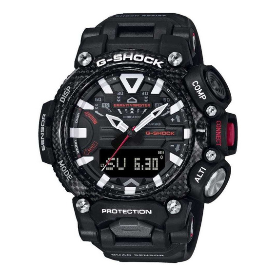 Reloj Casio G-shock Gr-b200-1acr Para Caballero Color de la correa Negro Color del bisel Negro Color del fondo Negro