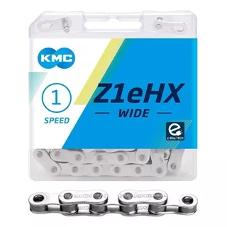 Cadena Kmc Z1 Ehx Wide 112l Pista Fixed P Grueso 1/8- Celero