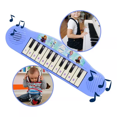 Brinquedo Piano Teclado Educativo Azul para Criança Musical Colorido Com  Som e Luz : : Brinquedos e Jogos