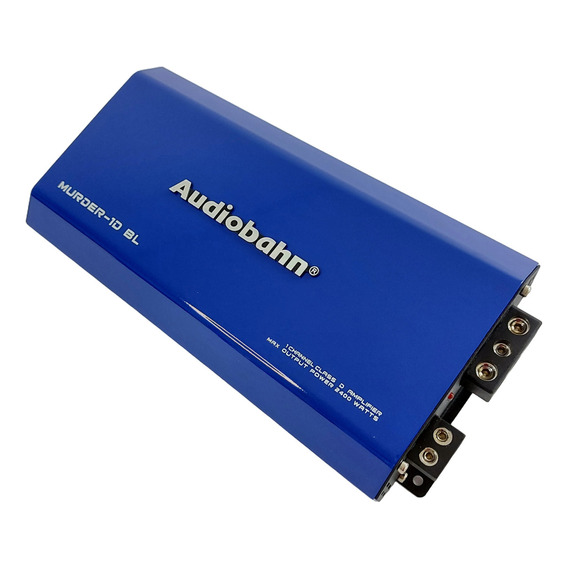 Audiobahn Amplificador Clase D 1 Canal Murder1d 2400w Color Azul