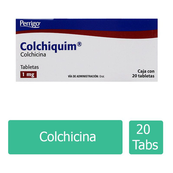 Colchicina 1mg Caja Con 20 Tabletas