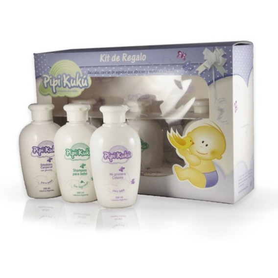 Estuche Bebe Nacimiento Regalo Colonia + Textil + Shampoo