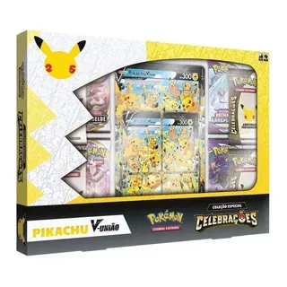 Box Coleção 25 Anos - Celebrações - Pikachu V-união